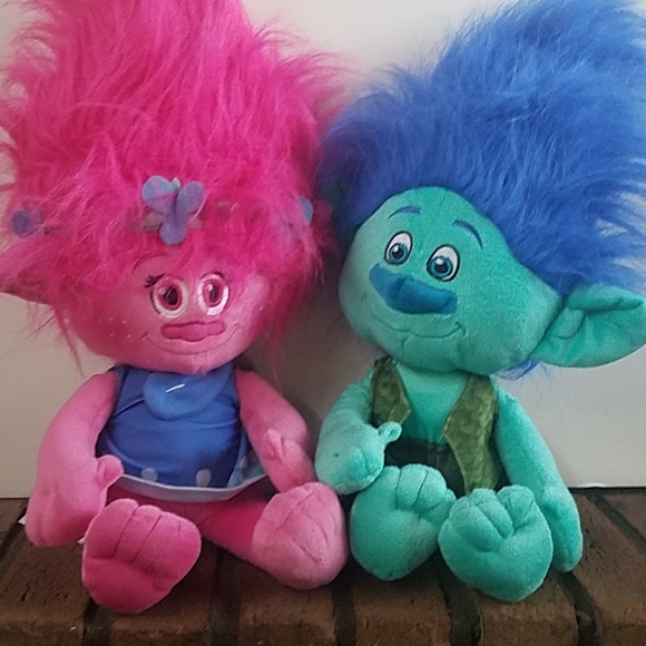 Pair of Troll Plushes - Picture 1 of 1